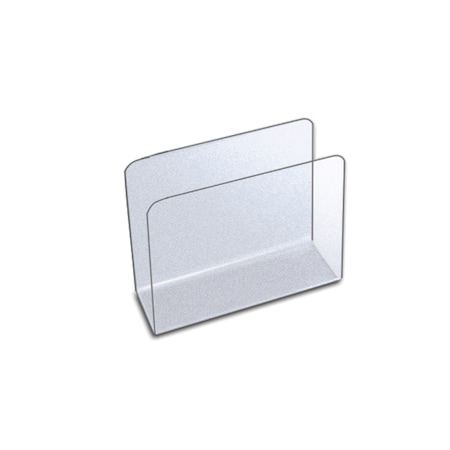 Clear Acrylic Desk File Holder- Medium, PK4